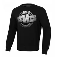 Odzież taktyczna i umundurowanie - Bluza Pit Bull Seria Regular Steel Logo X '24 - Czarna - miniaturka - grafika 1