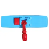 Miotły, szufle, mopy - Stelaż/uchwyt plastikowy 40cm do mopów płaskich kieszeniowych niebiesko-czerwony MERIDA SKP240/SOP240/SEP240/SKP242/SEP242/SKP241 1szt. /HFF201/ - miniaturka - grafika 1