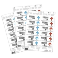 Etykiety do drukarek - Etykiety do kieszeni magazynowych A4 perforowane 100x38mm 12 etykiety na arkuszu 20ark. /102202/ DU209-100 - miniaturka - grafika 1