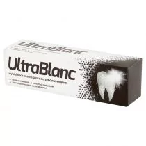 Aflofarm UltraBlanc wybielająca czarna pasta do zębów z węglem aktywnym 75 ml
