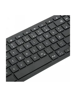 TARGUS AKB872DE Keyboards klawiatura Bluetooth QWERTZ Niemiecki Czarny - Klawiatury - miniaturka - grafika 1
