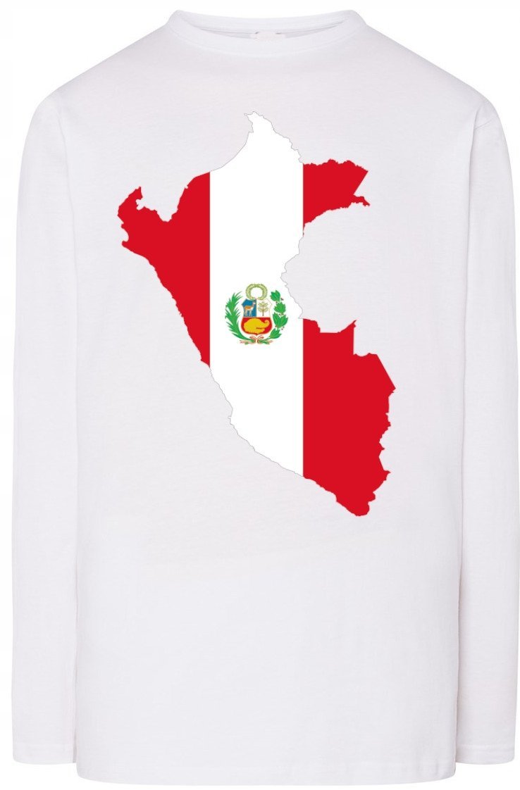 Peru Męska Bluza Longsleeve Nadruk Rozm.4XL