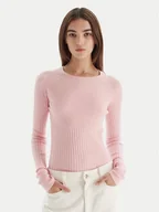 Swetry damskie - Patrizia Pepe Sweter 2K0337/K7S0-M555 Różowy Regular Fit - miniaturka - grafika 1