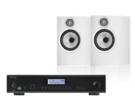 Zestawy stereo - Rotel A12 MKII (czarny) + 606 S3 (biały) - miniaturka - grafika 1