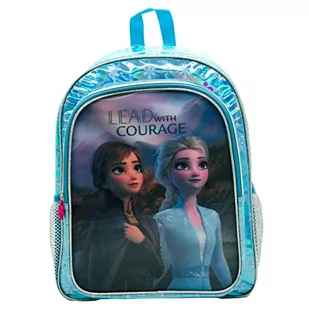 Frozen plecak 2 efekt 5D dziewczęcy srebrny M - Plecaki - miniaturka - grafika 1