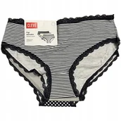 Majtki damskie - Majtki figi damskie 3-pak z koronkowym wykończeniem bawełna r. L Cleve - miniaturka - grafika 1