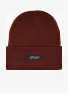 Czapki męskie - Czapka zimowa Oakley B1B Gradient Patch Beanie - grenache - miniaturka - grafika 1