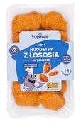 Konserwy i dania rybne - NUGGETSY Z ŁOSOSIA 190g - miniaturka - grafika 1
