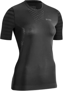 Koszulki sportowe damskie - cep cep Run Ultralight Shirt Short Sleeve Women, czarny M 2022 Koszulki do biegania krótki rękaw W1A4553 - grafika 1