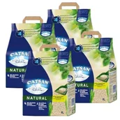 Żwirek dla kotów - CATSAN Natural Żwirek zbrylający 4x8 l - miniaturka - grafika 1