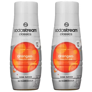 2x SYROP SODA STREAM POMARAŃCZA BEZ CUKRU 440ML KONCENTRAT DO SATURATORA - Syropy i koncentraty owocowe - miniaturka - grafika 1