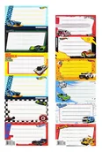 Szkolne artykuły papiernicze - Naklejki na zeszyt Hot Wheels v2 Starpak - miniaturka - grafika 1