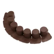 Akcesoria do ogrodzeń - Prosperplast Palisada ogrodowa obrzeże 4,05m x 6cm Ciemny Brąz IPAL7 IIPAL7BR - miniaturka - grafika 1