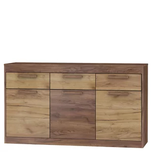 Komoda 3D3S MXS-10 Maximus MebloCross Dąb Artisan / Biały Połysk - Komody - miniaturka - grafika 1