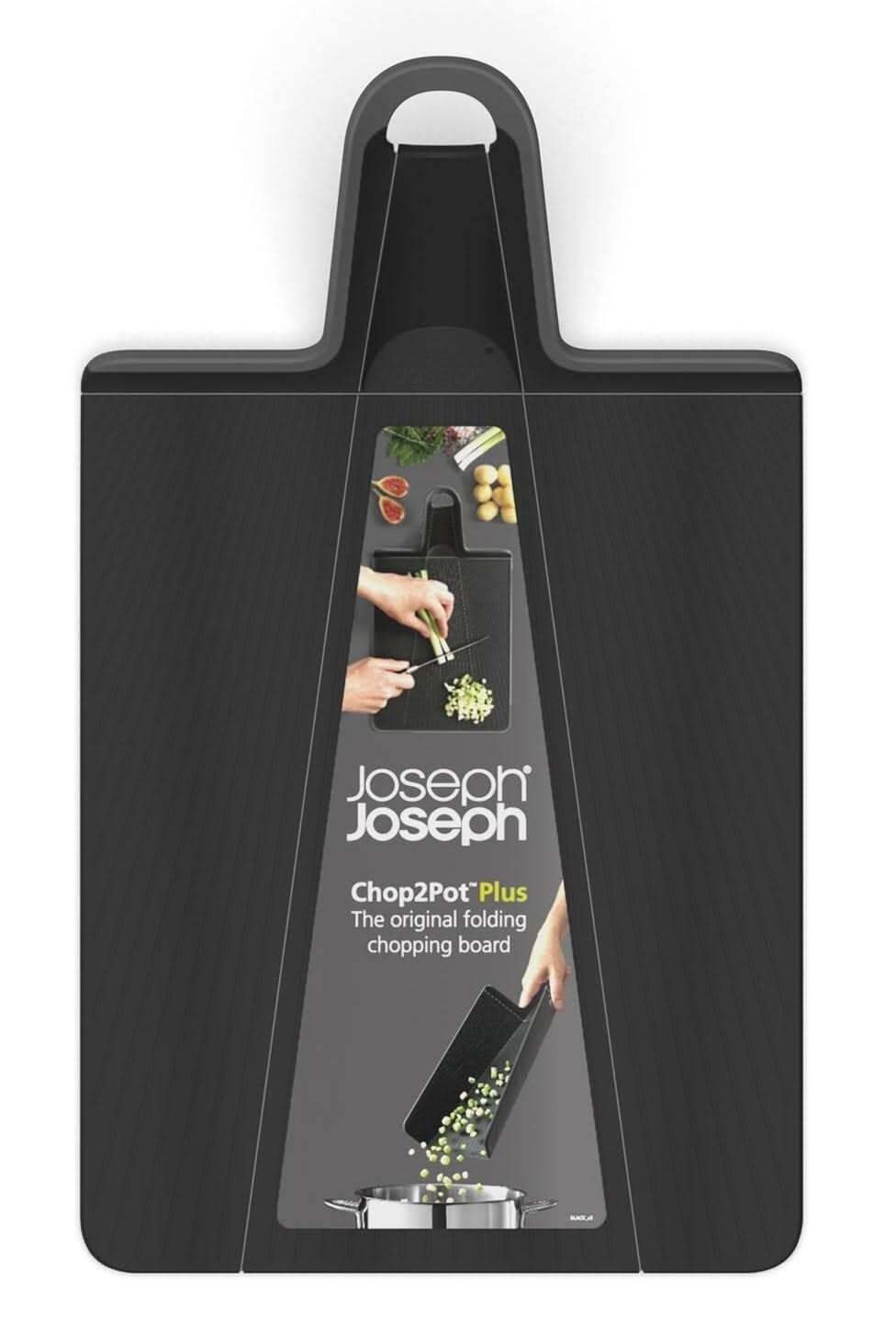 Deska do krojenia Joseph Joseph Chop2Pot Plus 45 x 26 - składana - czarna