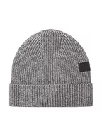 Czapki męskie - TOM TAILOR Męskie Czapka beanie 1032848, 10617 - Black Grey Melange, ONESIZE - miniaturka - grafika 1