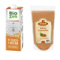Płatki śniadaniowe i musli - Zestaw smakowity Duet: Mleko Owsiane + Kakao / napój - miniaturka - grafika 1