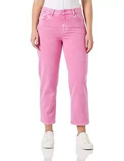 Spodnie damskie - Sisley Jeansy damskie, Różowy 90k, 31 - grafika 1