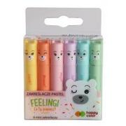 Happy Color Zakreślacz 6kol mini pastel Feelingi