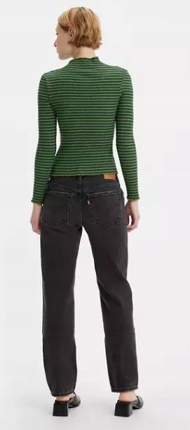 LEVIS CZARNE PROSTE JEANSY 100 BAWEŁNA KLASYCZNE 30/31 6EA