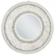 Lustra - Okrągłe lustro ścienne bambusowe ø 61 cm naturalne SOLEDAD - miniaturka - grafika 1