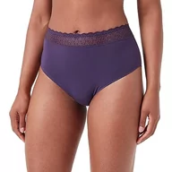 Majtki damskie - Triumph Feel of Modal Midi figi Kobiety, Blackcurrant Juice, XL - miniaturka - grafika 1