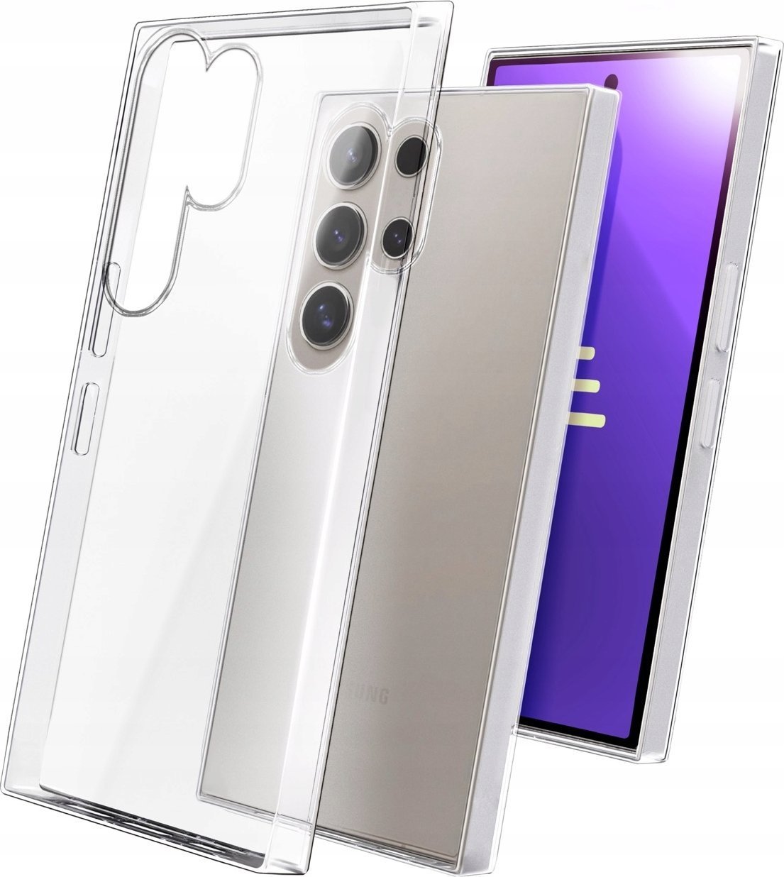 Hello Case Etui Do Samsung Galaxy S24 Ultra Przezroczyste, Silikonowe, Grubość 2mm