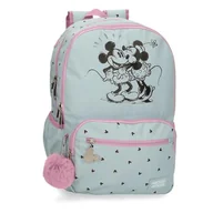 Plecaki szkolne i tornistry - Joumma Disney Kisses M&M Plecak szkolny Niebieski 32x44x17 cms Poliester 24,68L, niebieski, plecak szkolny - miniaturka - grafika 1