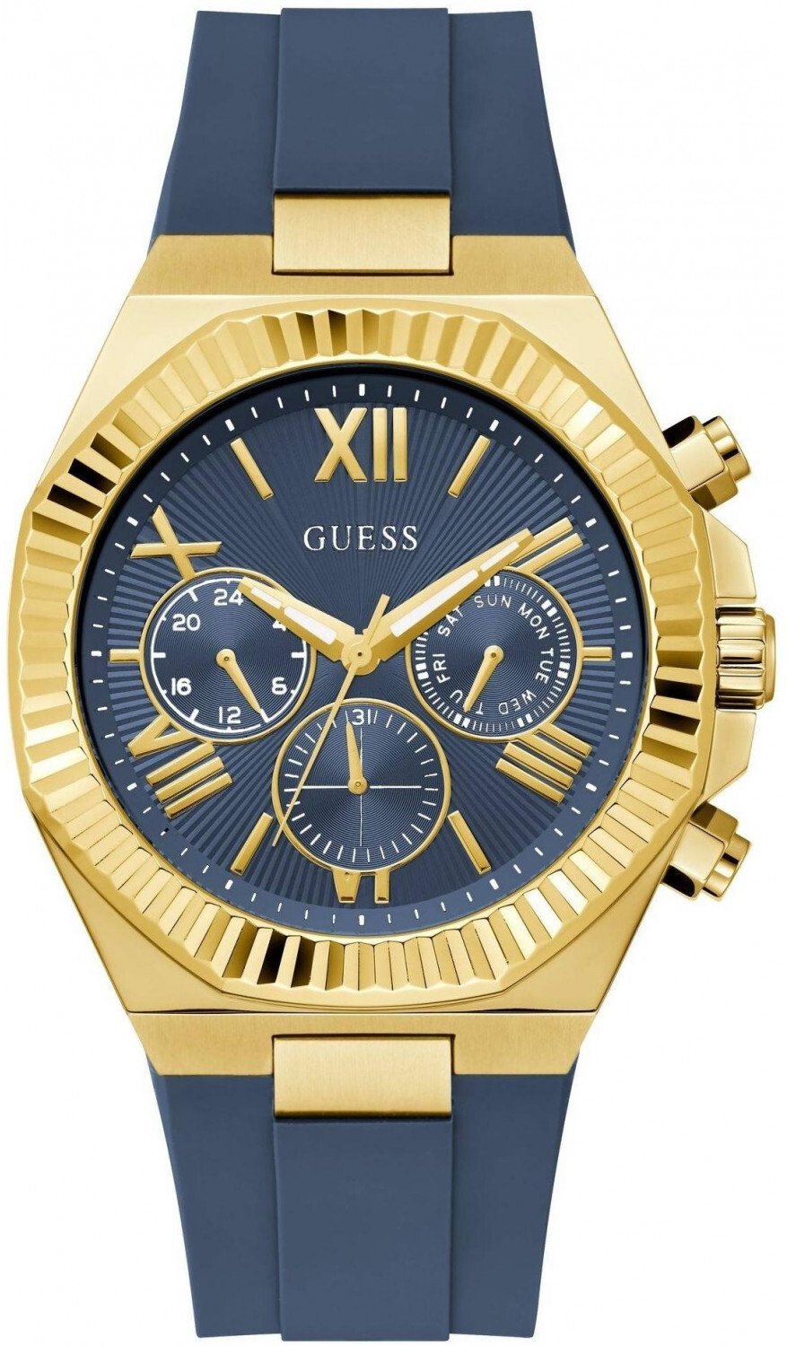 Zegarek Guess Zegarek męski Guess GW1011G2 niebieski
