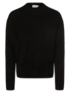 Swetry męskie - Calvin Klein Sweter męski Mężczyźni Sztuczne włókno czarny jednolity, S - miniaturka - grafika 1