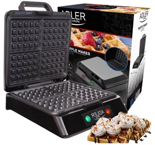 Gofrownica XXL Duża Na 4 Gofry 1500W Mocna - Gofrownice - miniaturka - grafika 1
