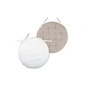 Poduszki na krzesła - Stof Poduszka na krzesło Duo 38 cm écru - miniaturka - grafika 1