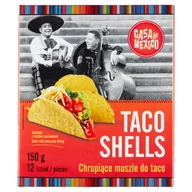 Zdrowa żywność - Taco shells, muszle do taco 150g - Casa de Mexico - miniaturka - grafika 1