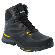 Buty trekkingowe męskie - Buty trekkingowe FORCE TREKKER TEXAPORE MID M black / burly yellow XT - 44,5 - miniaturka - grafika 1