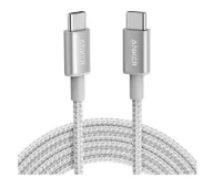 Kable USB - Anker USB-C do USB-C 240W 0,9m Biały - miniaturka - grafika 1