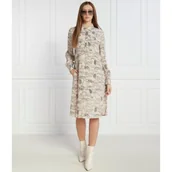 Sukienki - Marc Cain Sukienka | z dodatkiem jedwabiu - miniaturka - grafika 1