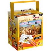 Puzzle - Lisciani 86146 Disney A TUB Mini 24-ROI Lion Puzzle dla dzieci 86146 - miniaturka - grafika 1