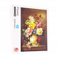 Puzzle - PUZZLE 1000el. Martwa Natura BUKIET W WAZONIE - miniaturka - grafika 1