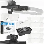 Okulary ochronne - Okulary powiększające z podświetleniem LED Okulary Geko G03219 - miniaturka - grafika 1