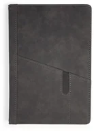 Notesy i bloczki - Notes Notatnik biurowy twardy w kratkę z kieszonką na telefon - O.NOTE Tokyo - 207 x 145 mm (A5) - czarny - miniaturka - grafika 1