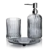 Akcesoria łazienkowe - ARI GREY Komplet Łazienkowy 400ml - miniaturka - grafika 1