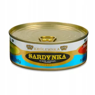 Sardynka w sosie własnym z dodatkiem oleju 240g - Konserwy i dania rybne - miniaturka - grafika 1