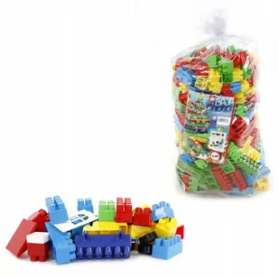 Baja KLOCKI KONSTRUKCYJNE BLOCKS 300 El. MEGA PAKA POLSKIE W13 - Zabawki konstrukcyjne - miniaturka - grafika 1