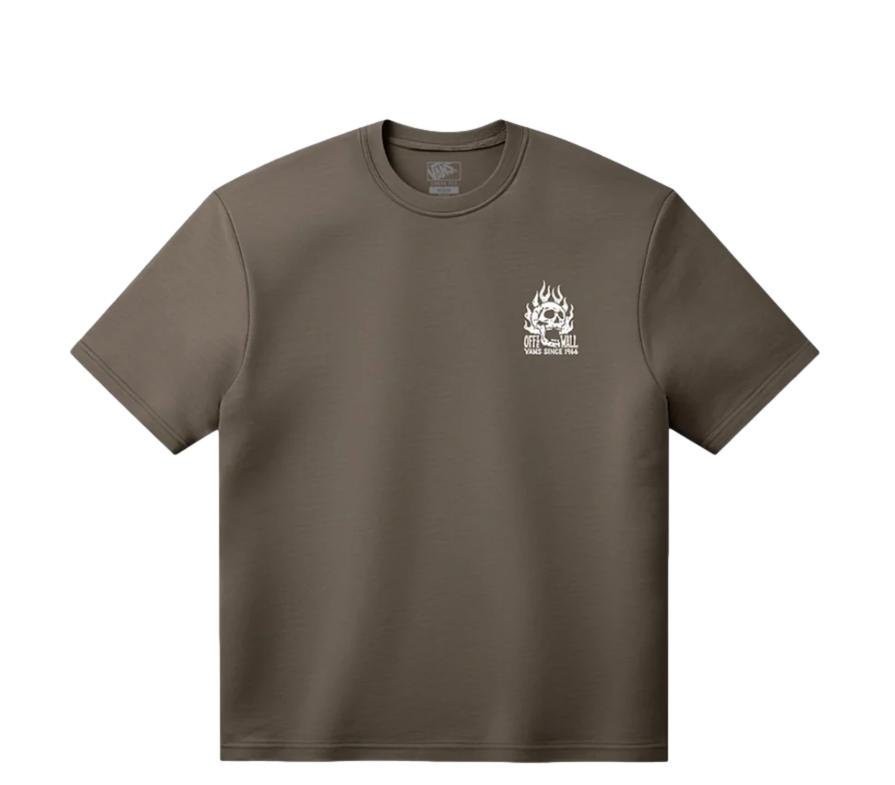 T-shirt Męski VANS Off The Wall Fever SS Vintage Cocoa VN000VW0FST1 L