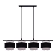 Lampy sufitowe - Etela lampa wisząca 4xE27 czarna K-5173 - miniaturka - grafika 1