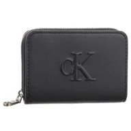 Portfele - Portfel Sculpted Med Zip Around Deboss Black K60K612741 BEH (CK589-a) Calvin Klein - miniaturka - grafika 1