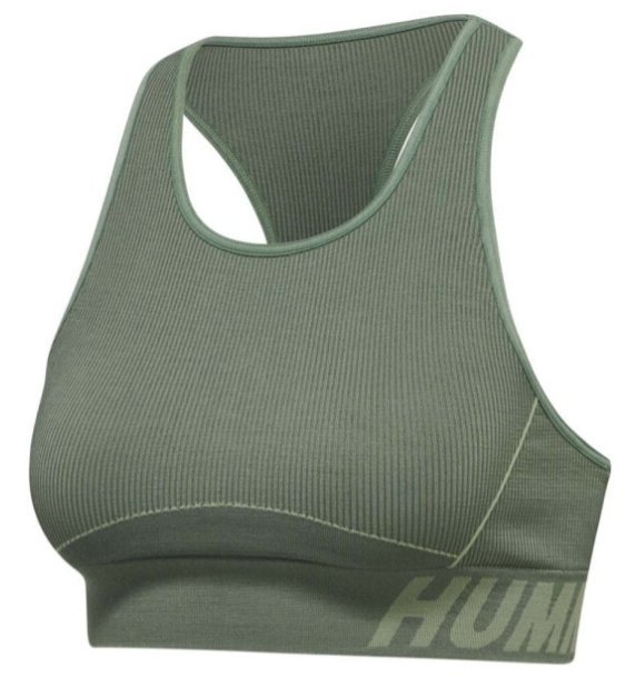 Hummel Top Sportowy Damski Zielony Xs 1A3G5_B*