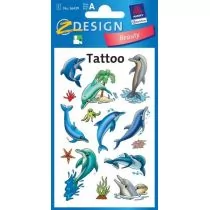 Avery Zweckform Tatuaże - Delfiny - Zabawki kreatywne - miniaturka - grafika 1