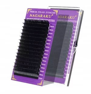 Nagaraku, Rzęsy Premium Mink D 0,05 7 mm, 16 pasków - Sztuczne rzęsy i akcesoria - miniaturka - grafika 1