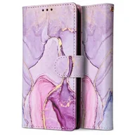 Etui i futerały do telefonów - Etui TECH-PROTECT Wallet do Samsung Galaxy A14 4G/5G Marble - miniaturka - grafika 1